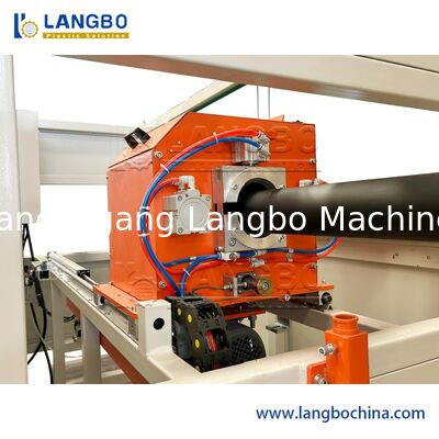 Estrusore per tubi per cavi d'acqua in plastica HDPE PE automatico, macchina per la fabbricazione per estrusione