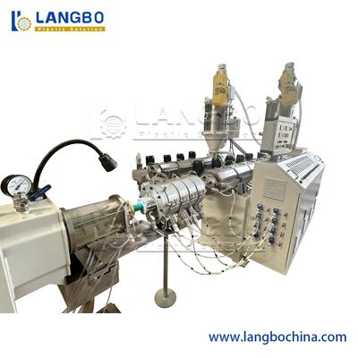 Produzione di plastica dell'estrusione del tubo di PPR con il telecomando dello SpA di Mark Line 63mm