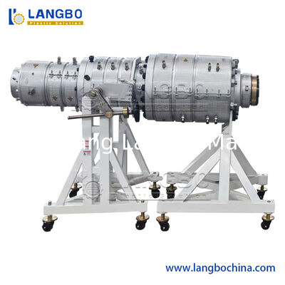 Macchina dell'estrusione del tubo di capacità elevata, tubo del PVC dei doppi fili che fa macchina