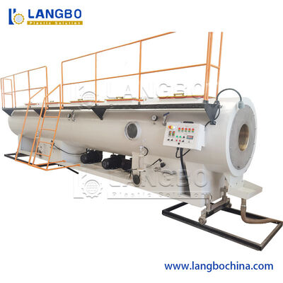 UPVC 75- 250 mm Pvc Pipe Extrusion Line Machine con estrusore 80/156