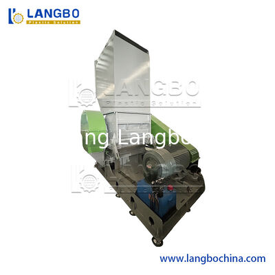 Prodotti di plastica di scarto pellicola sacca tessuta scarpe Twin Roll Rotor Single Shaft Shredder Macchina di frantumazione di plastica