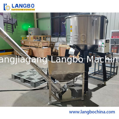 Miscelatore industriale verticale ad alta velocità per la granulazione di materie plastiche