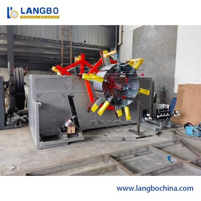 Macchina riavvolgitrice automatica per tubi in plastica Schnider Electrical Components per tubi corrugati in PE HDPE, gamma di avvolgimento 1600-3200 mm