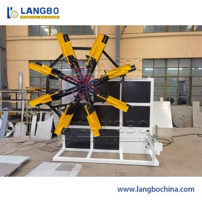 Macchina riavvolgitrice automatica per tubi in plastica Schnider Electrical Components per tubi corrugati in PE HDPE, gamma di avvolgimento 1600-3200 mm