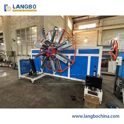 Macchina riavvolgitrice automatica per tubi in plastica Schnider Electrical Components per tubi corrugati in PE HDPE, gamma di avvolgimento 1600-3200 mm