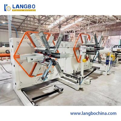 Macchina automatica per l'avvolgimento di tubi in PE per sistemi di irrigazione