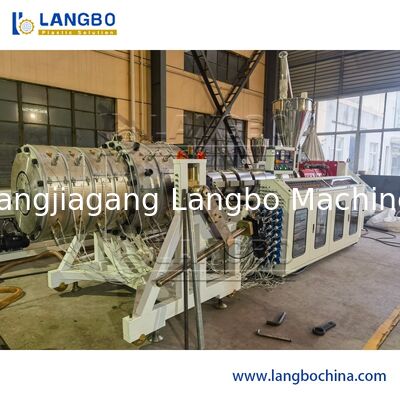 Plastico PVC tubo di drenaggio dell'acqua estrusore tubi ondulati Extrusion Making Machine