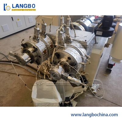 630mm Plastic Extruder Machine doppia vite per tubi in PVC