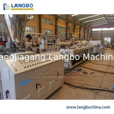 Linea di plastica economizzatrice d'energia dell'estrusione del tubo, nuovi estrusori a vite del gemello di circostanza