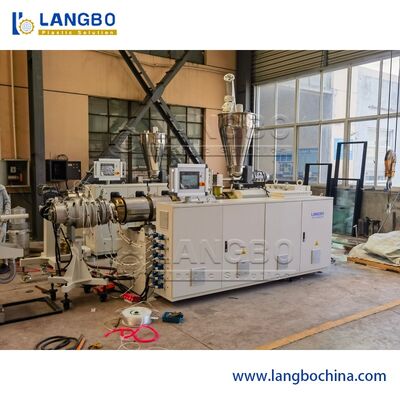 16 a 1600 mm Plastico PVC PPR PE HDPE Linea di estrusione per tubi di gas di irrigazione di approvvigionamento idrico