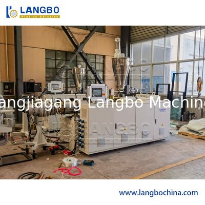 Macchinario per la produzione di tubi di scarico in PVC da 20-200 mm, estrusore