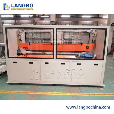 Linea tubo tagliente 63mm massimo dell'estrusione del tubo del PVC di pressione di velocità regolabile di taglio