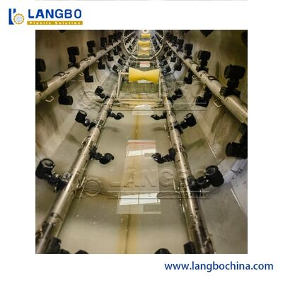 Linea di estrusione di tubi in PVC ad alta efficienza e macchina automatica per la fabbricazione di tubi per sistemi idrici, di drenaggio, di irrigazione, di condotti e di edifici