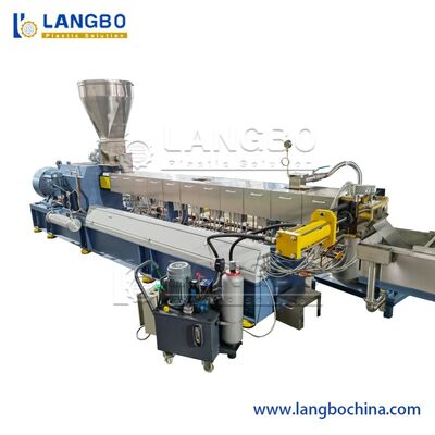 Linea di granulazione per la produzione di pellet di plastica in PVC PE PP ad alta produttività