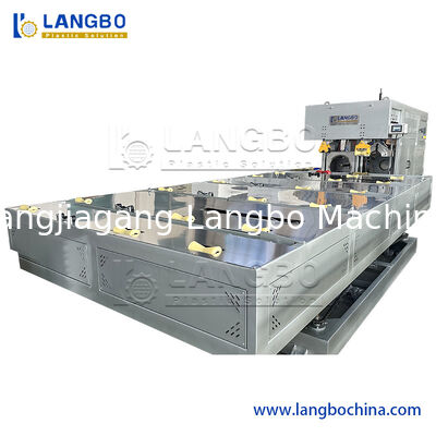 Macchina di inserimento di tubi di PVC in plastica completamente automatica a doppia uscita