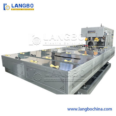 Macchina automatica completa per l'estrusione e la campana di tubi in PVC di plastica