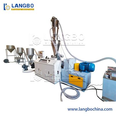 Linea di produzione di granulazione del PVC Macchina di produzione di granuli di plastica CPVC Linea di pelletizzazione a taglio caldo