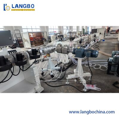 Linea di estrusione per tubi in PE a doppio strato singolo e multistrato da 75-315 mm / Macchina per la produzione di tubi in HDPE / Linea di produzione di tubi in plastica