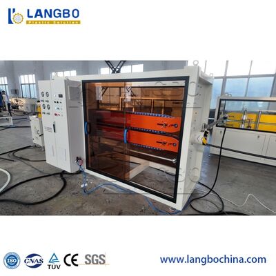 Linea di estrusione di tubi in PE-HDPE con portata di 16-800 mm e capacità di 60-900 kg per tubi per acqua e condotti