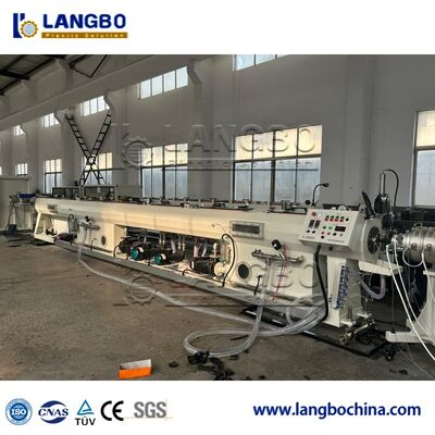 20-90mm PE HDPE PPR Plastica Acqua Gas Oil Pipeline tubo di produzione di estrussione Linea di produzione di una singola vite Extruder Pipe Making Machine