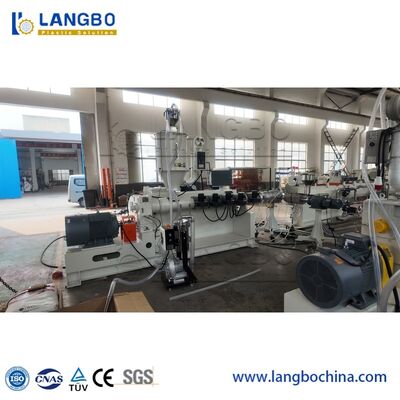 Linea di estrusione per tubi in PPR, HDPE, UPVC rinforzati da 20-110 mm, macchina estrusore a vite per tubi