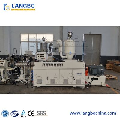 Linea di estrusione per tubi in PPR, HDPE, UPVC rinforzati da 20-110 mm, macchina estrusore a vite per tubi