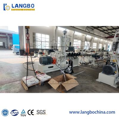 20-90mm PE HDPE PPR Plastica Acqua Gas Oil Pipeline tubo di produzione di estrussione Linea di produzione di una singola vite Extruder Pipe Making Machine