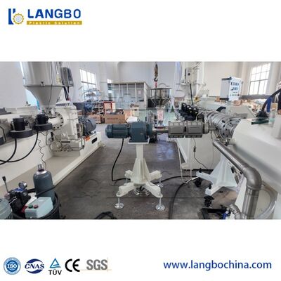 20-90mm PE HDPE PPR Plastica Acqua Gas Oil Pipeline tubo di produzione di estrussione Linea di produzione di una singola vite Extruder Pipe Making Machine