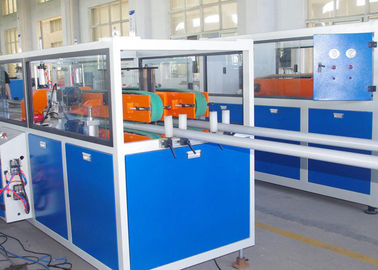 Linea di plastica dell'estrusione del tubo dei doppi fili, linea di produzione ad alto rendimento del tubo del PVC