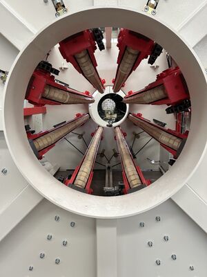 Fabbrica avanzata di macchine per la fabbricazione di UPVC in plastica in Cina