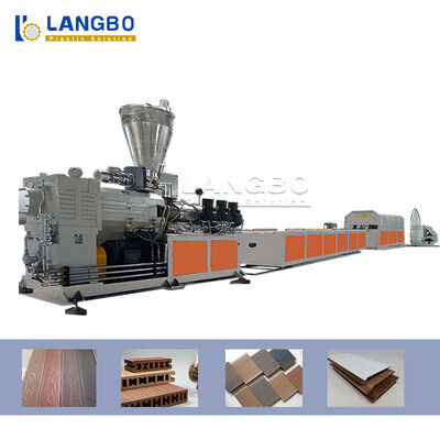 Linea progettazione dell'estrusione di profilo WPC/del PVC della vite del doppio del motore di