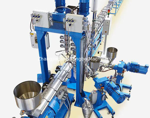 Linea di produzione del tubo dell'estrusione PPR di Co due espulsori di plastica