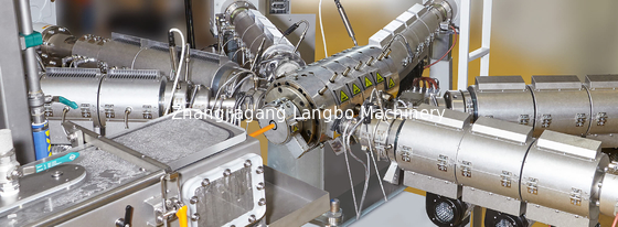 Linea di produzione di plastica della tubatura dell'estrusione di Co fibra di vetro di 20mm PPR