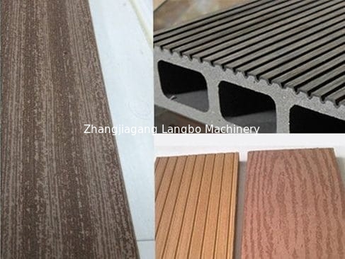 Macchina di estrussione per profilati di pavimentazione in legno di plastica WPC ad alta produzione