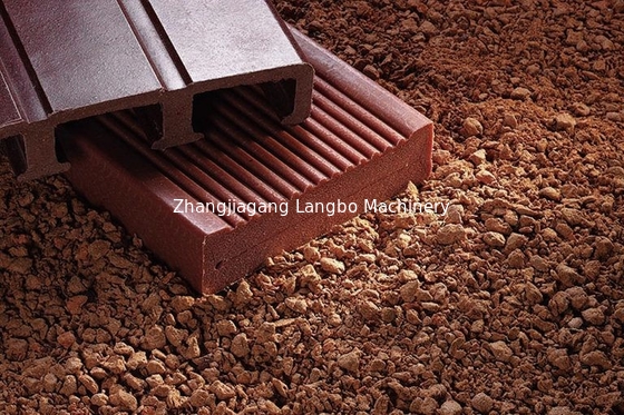 Linea all'aperto bordo solido dell'estrusione di profilo del giardino WPC di Decking