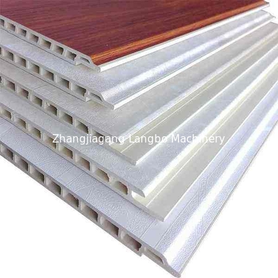Estrussione automatica conica a doppia vite di plastica WPC PVC pannello di soffitto di legno compensato/profili di finestre/macchine per la produzione di cornici/linee di produzione
