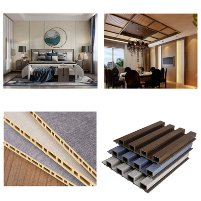 Linea di estrussione di produzione di pannelli di PVC WPC PE per profilo di soffitto per pavimenti