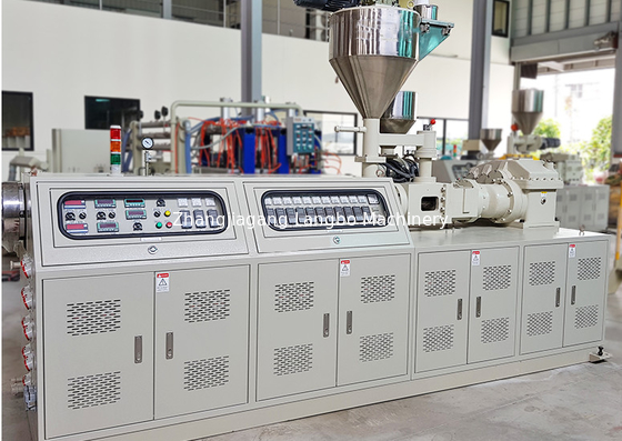 Linea di plastica calore dell'estrusione di profilo delle perle di angolo del PVC dell'isolamento con il touch screen