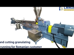 Macchina di pellettizzazione in plastica HDPE / PET Estrusore monostadio a risparmio energetico