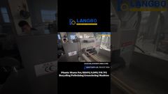 LINEA DI PELLETIZZAZIONE PER RICICLAGGIO PET HDPE LDPE PP PE#riciclaggioplastica #macchinapellettizzatrice