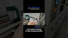 Linea di produzione per canaline portacavi a doppia uscita per condotti elettrici#CanalinePortacavi#ProfiloPVC#macchina