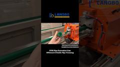 Linea di produzione tubi PPR ad alta velocità per applicazioni idrauliche #tuboppr#estrusione tubi