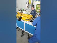 Macchina per estrusione tubi corrugati in HDPE da 16-63mm #tubocorrugato #estrusioneplastica #tuboHDPE