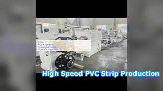 Produzione ad alta velocità della macchina per estrusione di strisce sigillanti in PVC