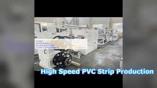 Soluzione per macchina per estrusione di strisce sigillanti in PVC ad alta velocità