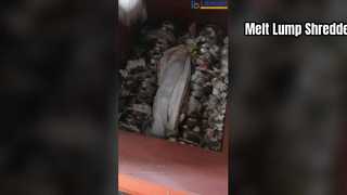 Trituratore industriale ad alta capacità per il riciclaggio di plastica, legno, carta e lattine metalliche