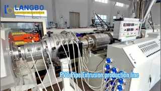 Linea di produzione per l'estrusione di tubi in PVC