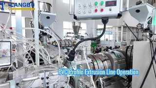 Processo di estrusione di profili in PVC | Dimostrazione di fabbrica