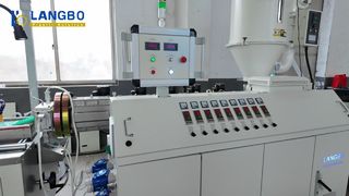 Esecuzione di prova della linea di produzione del profilo Waterstop | Dimostrazione completa del processo di estrusione